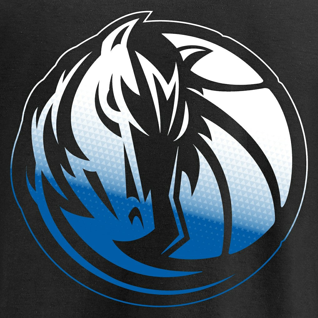 NBA - Dallas Mavericks Gradient Logo T-Shirt - Black