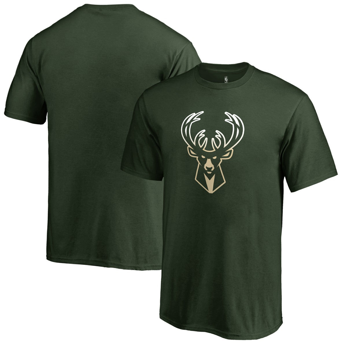 NBA - Milwaukee Bucks Gradient Logo T-Shirt - Green