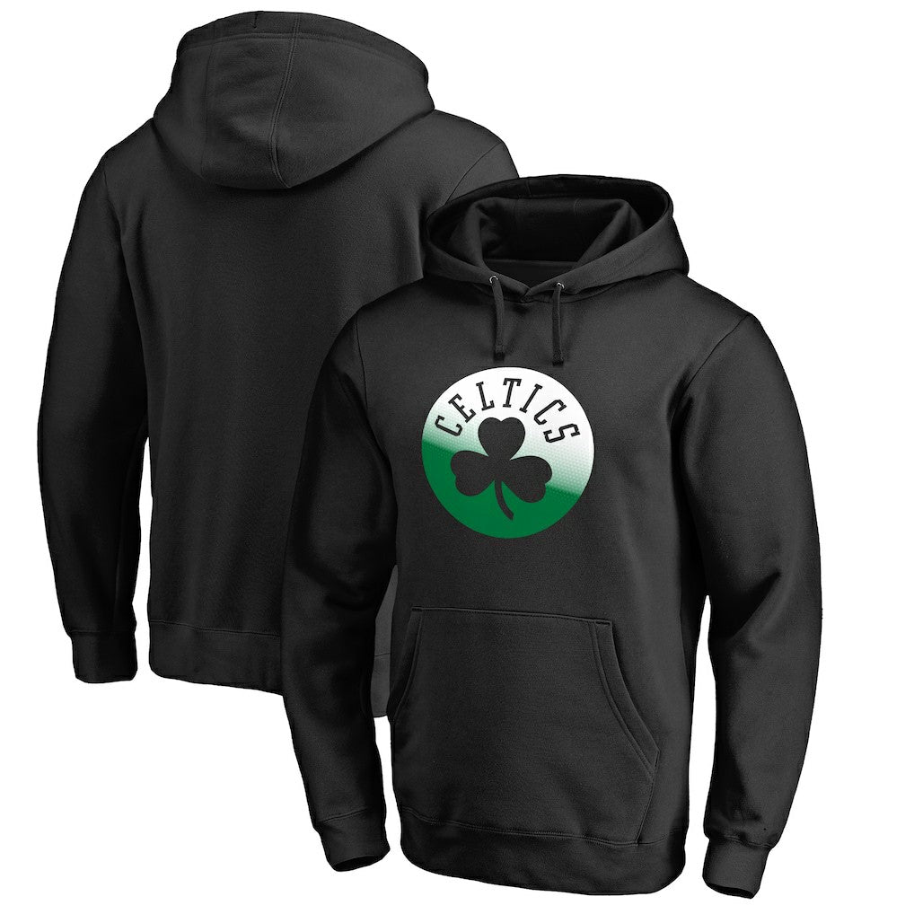 NBA - Boston Celtics Gradient Logo Pullover Hoodie - Black