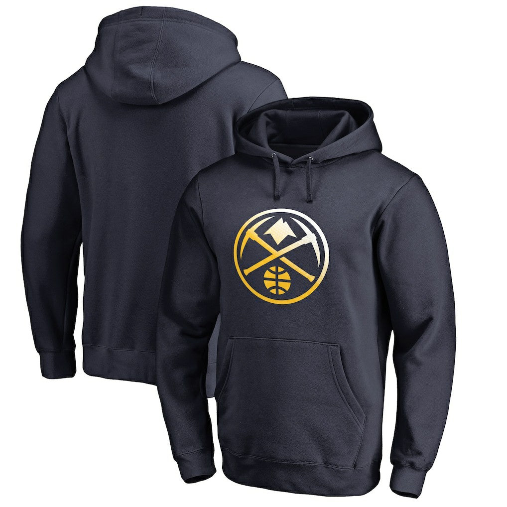 NBA - Denver Nuggets Gradient Logo Pullover Hoodie - Navy