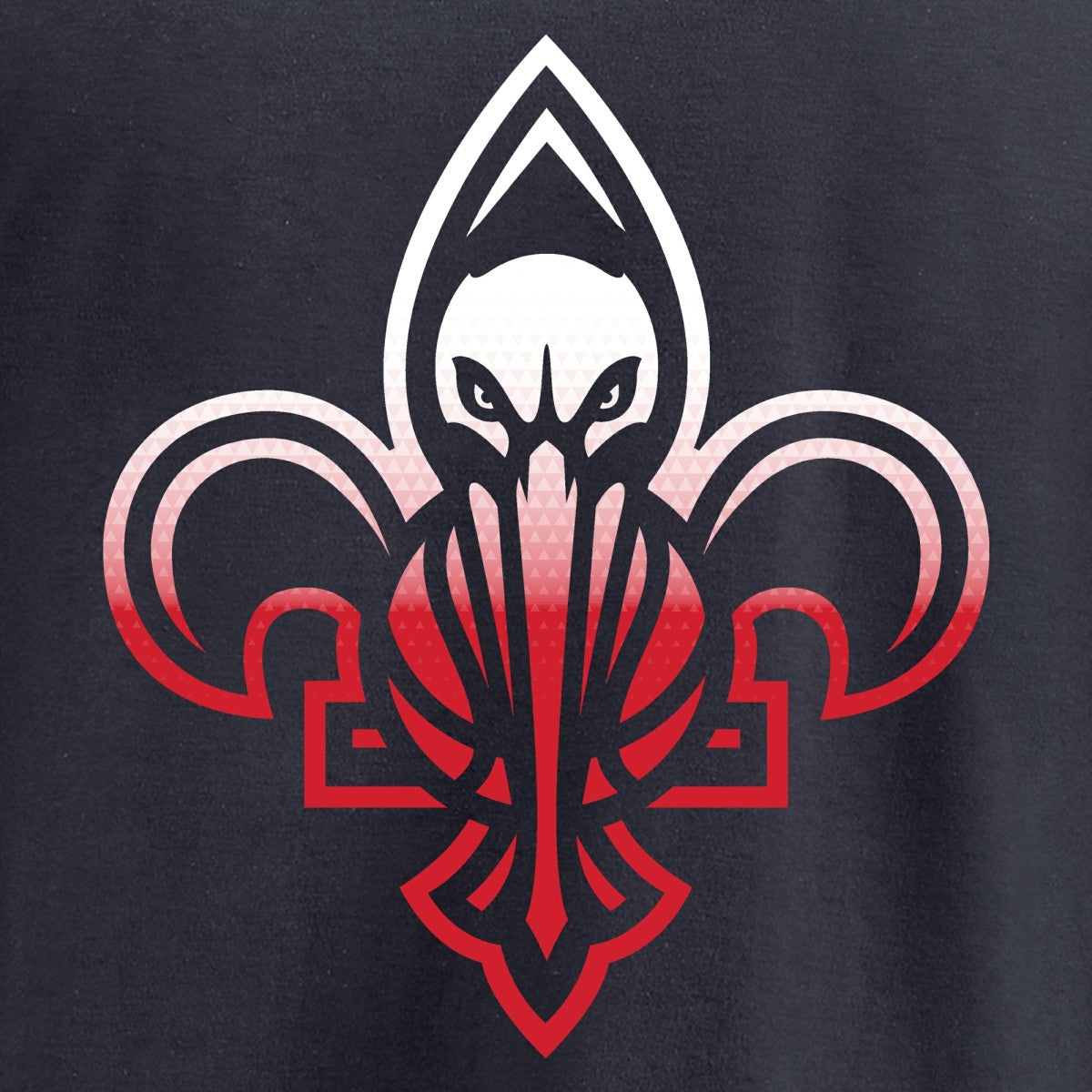 NBA - New Orleans Pelicans Gradient Logo Pullover Hoodie - Navy