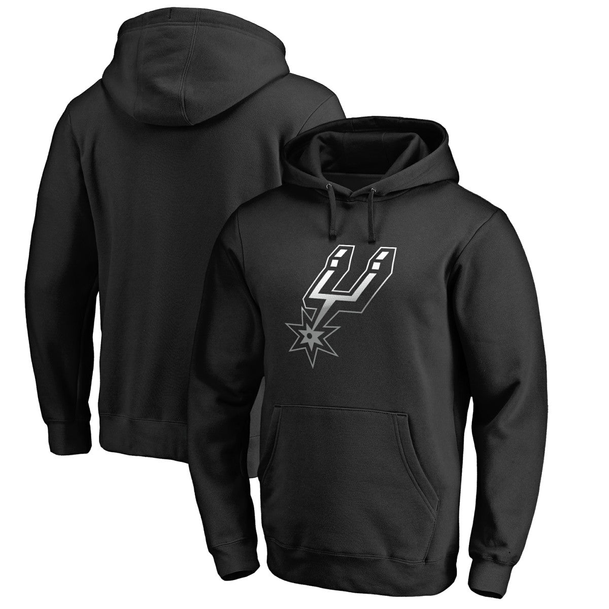 NBA - San Antonio Spurs Gradient Logo Pullover Hoodie - Black