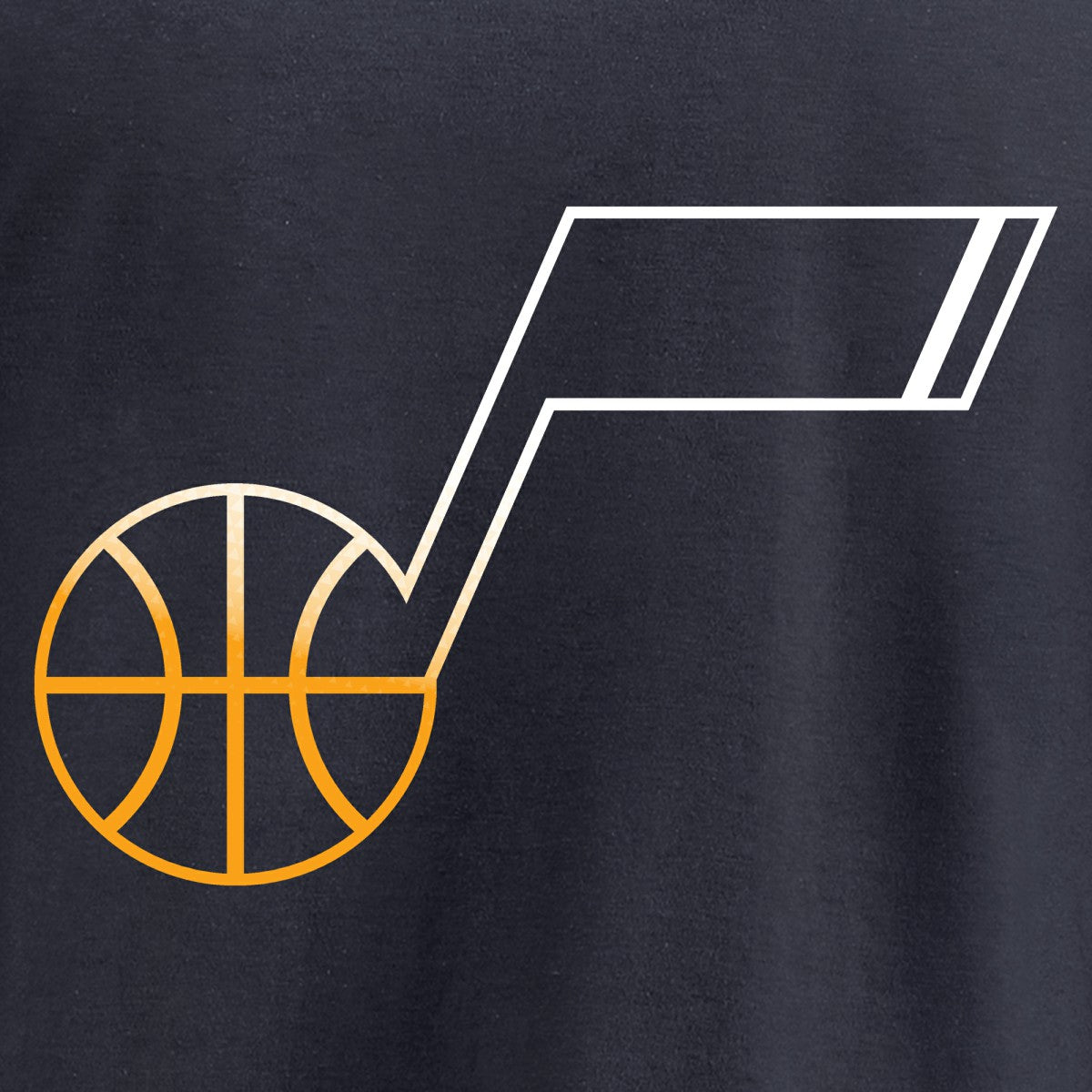 NBA - Utah Jazz Gradient Logo Pullover Hoodie - Navy