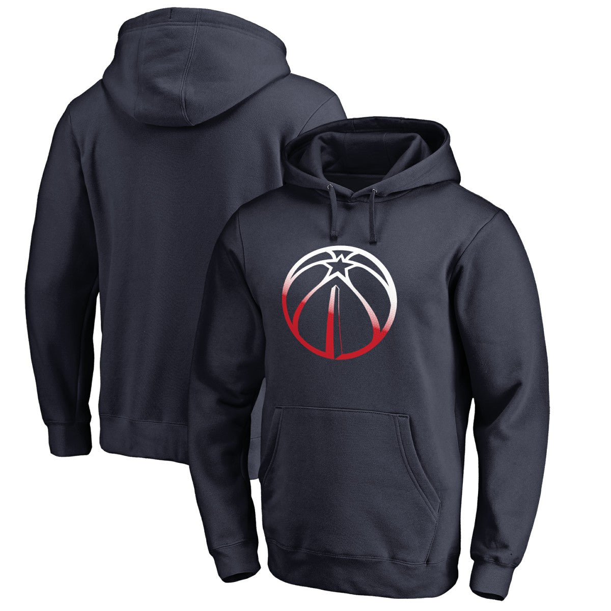 NBA - Washington Wizards Gradient Logo Pullover Hoodie - Navy