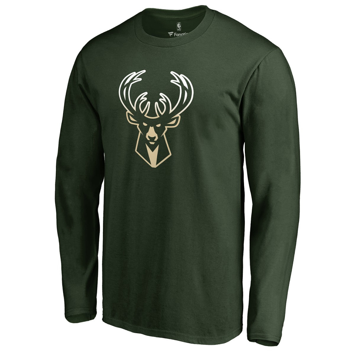 NBA - Milwaukee Bucks Gradient Logo Long Sleeve T-Shirt - Green