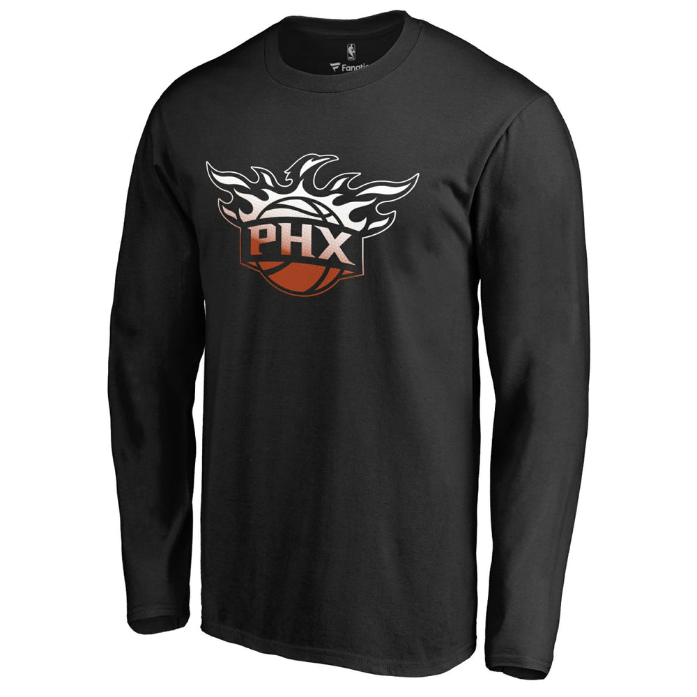 NBA - Phoenix Suns Gradient Logo Long Sleeve T-Shirt - Black