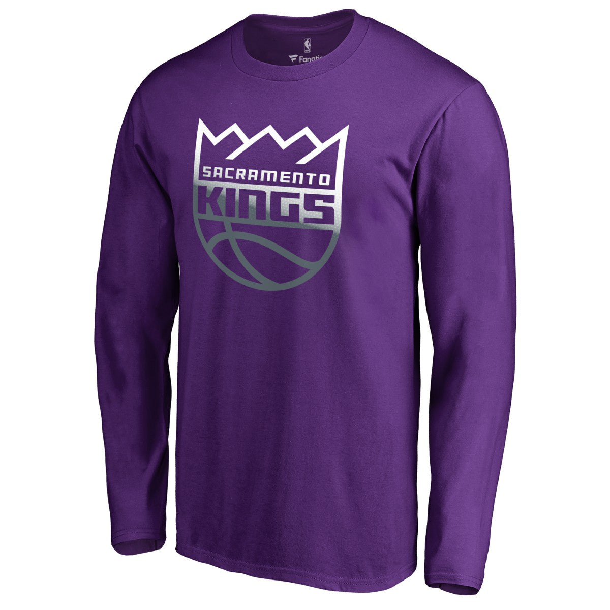 NBA - Sacramento Kings Gradient Logo Long Sleeve T-Shirt - Purple