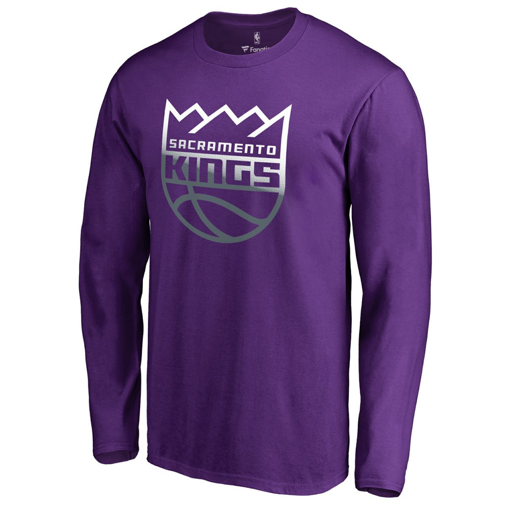 NBA - Sacramento Kings Gradient Logo Long Sleeve T-Shirt - Purple