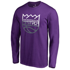 NBA - Sacramento Kings Gradient Logo Long Sleeve T-Shirt - Purple