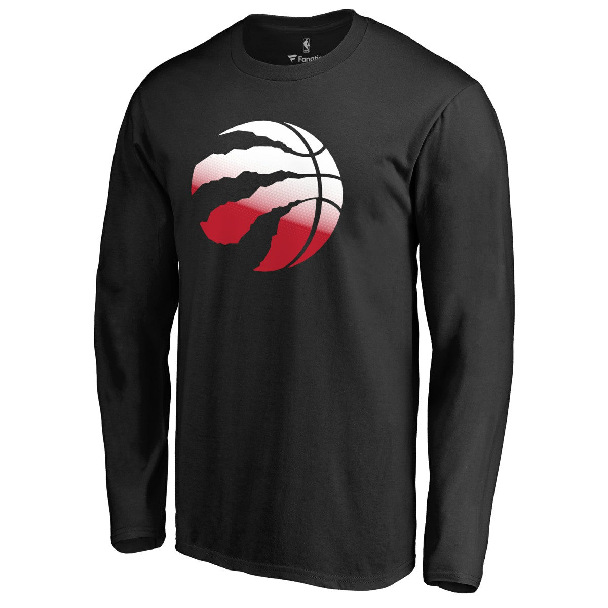 NBA - Toronto Raptors Gradient Logo Long Sleeve T-Shirt - Black