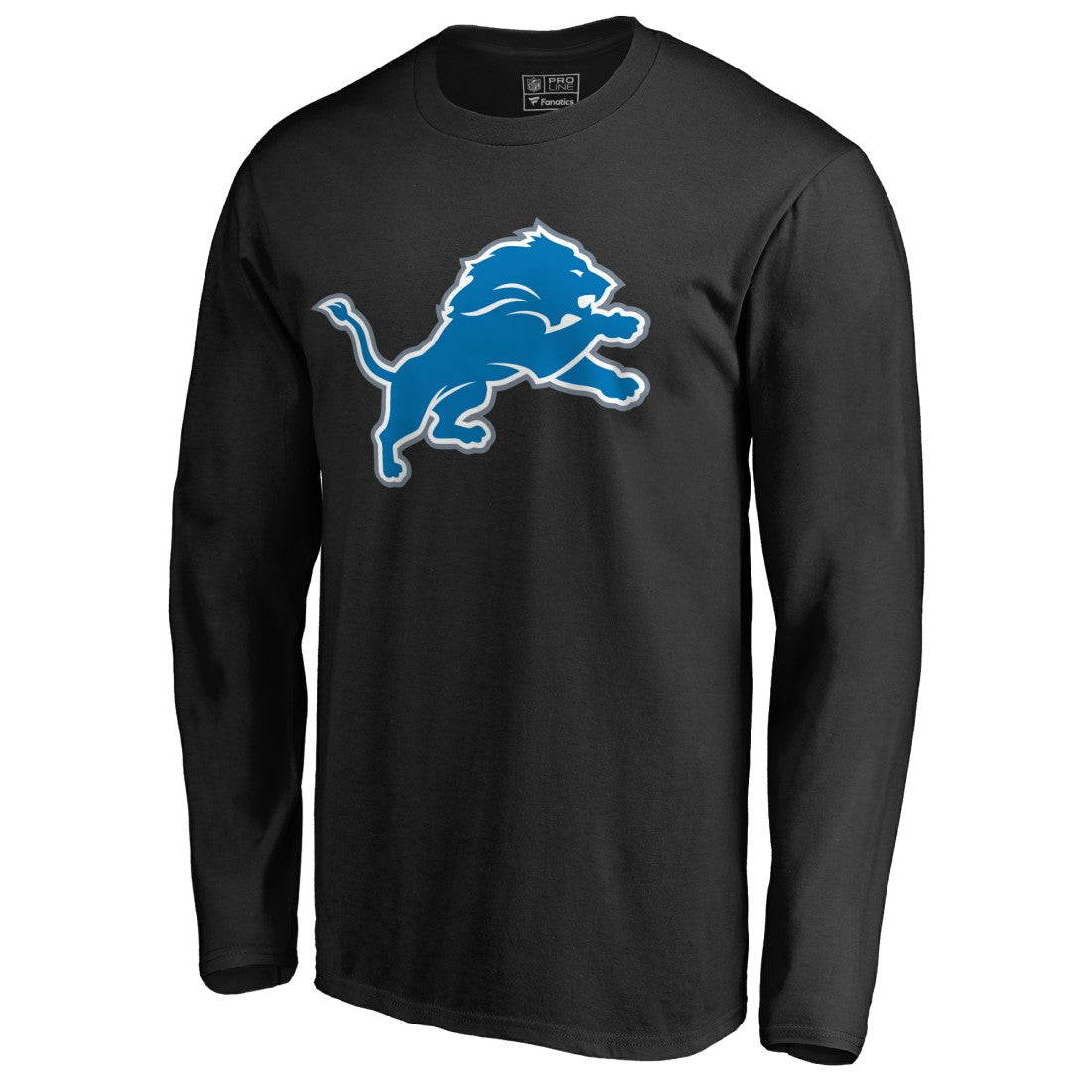 Detroit Lions Primary Logo T-Shirt Black - NFL
