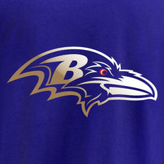 Baltimore Ravens Gradient Logo T-Shirt Black - NFL
