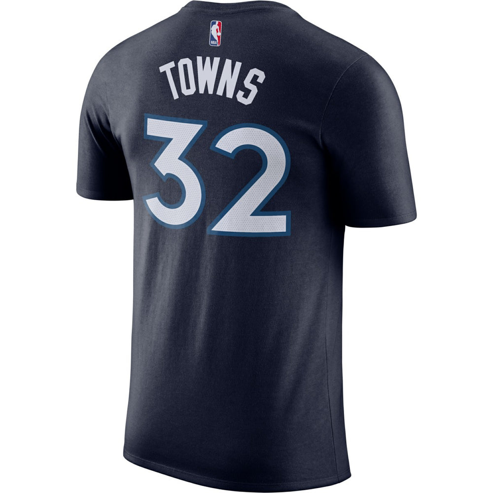Nike - Karl-Anthony Towns Minnesota Timberwolves Name & Number Performance T-Shirt - Blue