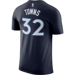 Nike - Karl-Anthony Towns Minnesota Timberwolves Name & Number Performance T-Shirt - Blue