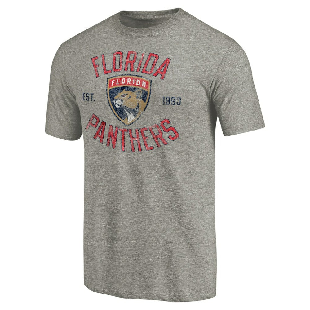 Florida Panthers - Heritage Tri-Blend T-Shirt Ash
