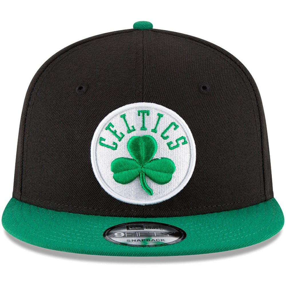 New Era - Boston Celtics 2-Tone 9FIFTY Adjustable Snapback Hat - Black/Kelly Green
