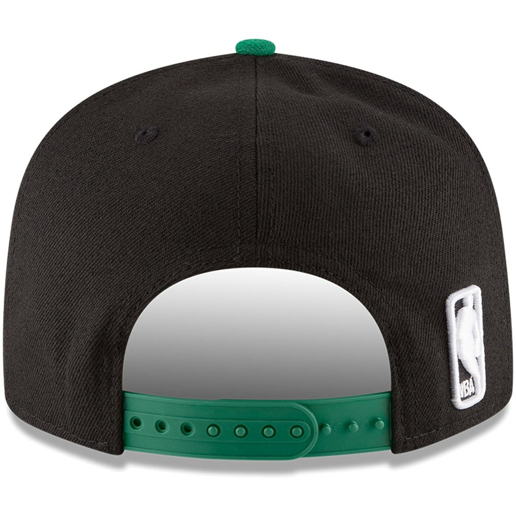 New Era - Boston Celtics 2-Tone 9FIFTY Adjustable Snapback Hat - Black/Kelly Green