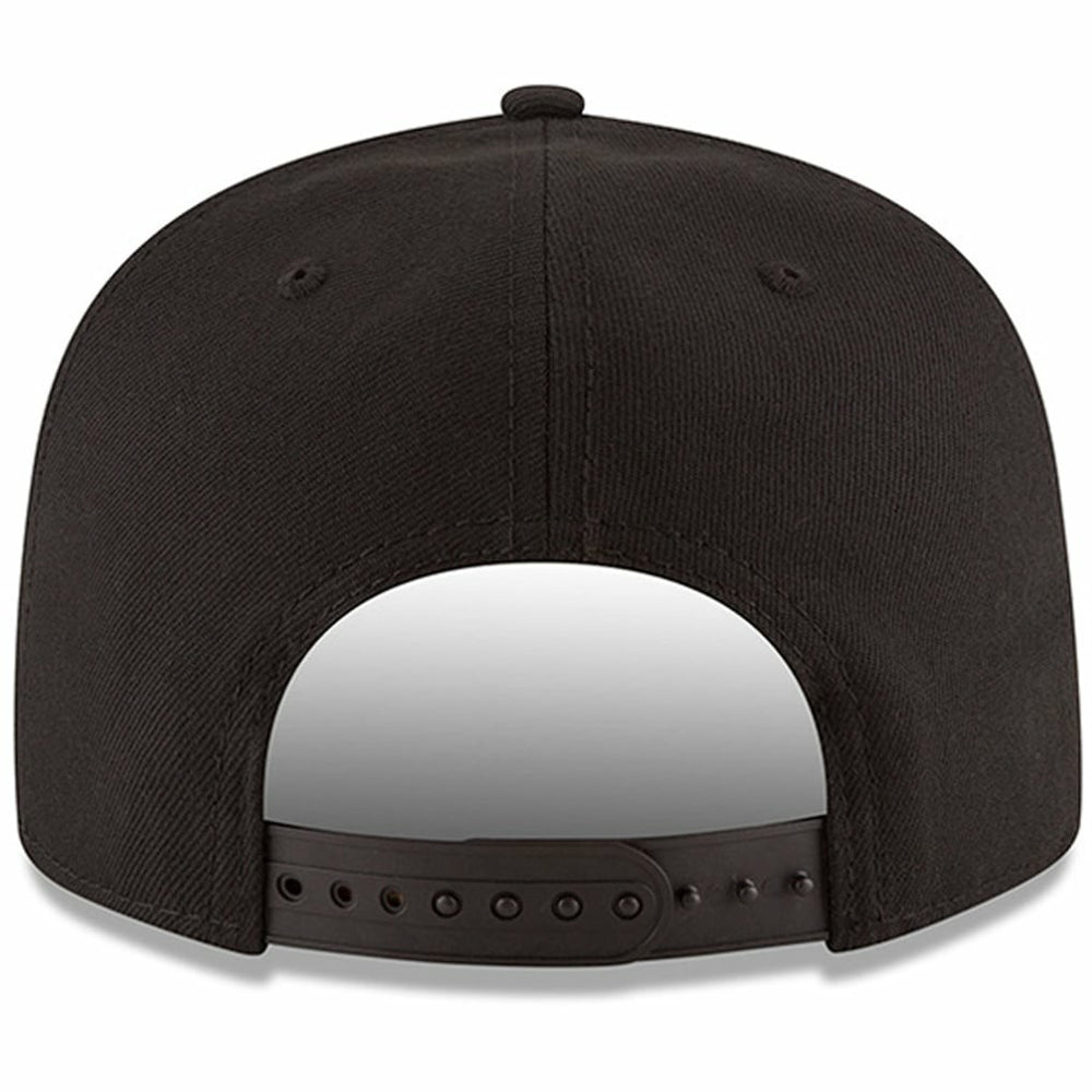 New Era - Atlanta Hawks Black & White Logo 9FIFTY Adjustable Snapback Hat - Black