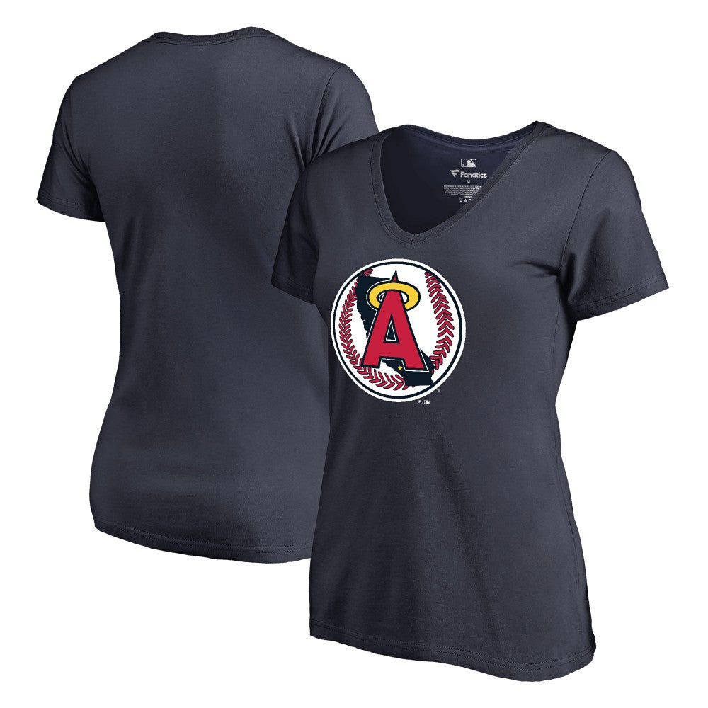 Los Angeles Angels Women's Cooperstown Collection Forbes T-Shirt On Sale