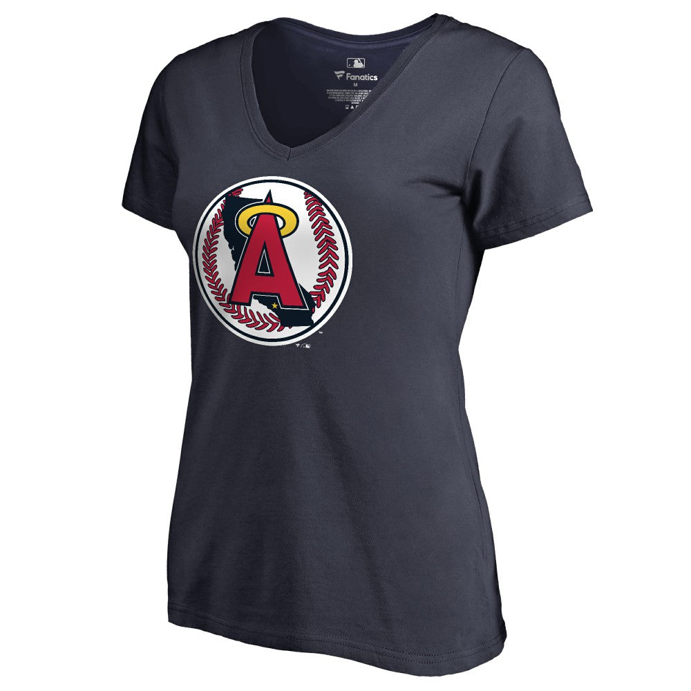Los Angeles Angels Women's Cooperstown Collection Forbes T-Shirt On Sale