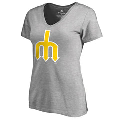 Seattle Mariners Women's Cooperstown Collection Forbes V-Neck T-Shirt Lifestyle
