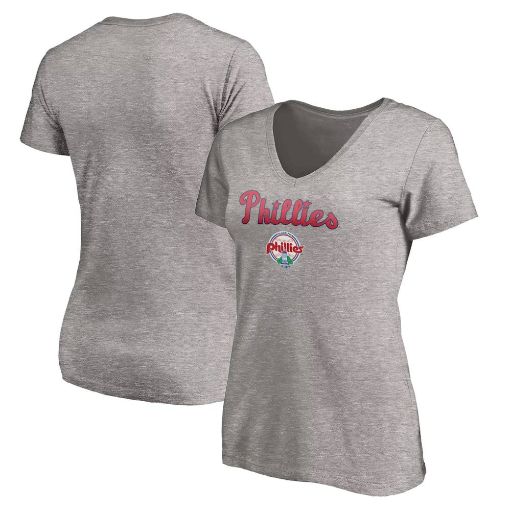 Philadelphia Phillies Women's Core Wahconah V-Neck T-Shirt Lifestyle