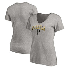 Pittsburgh Pirates Women's Core Wahconah V-Neck T-Shirt On Sale