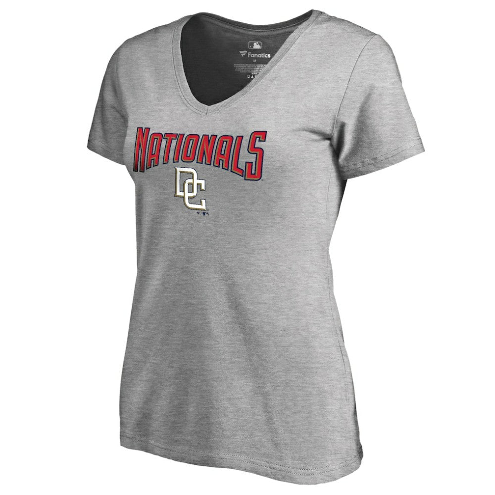 Washington Nationals Women's Core Wahconah V-Neck T-Shirt Sale