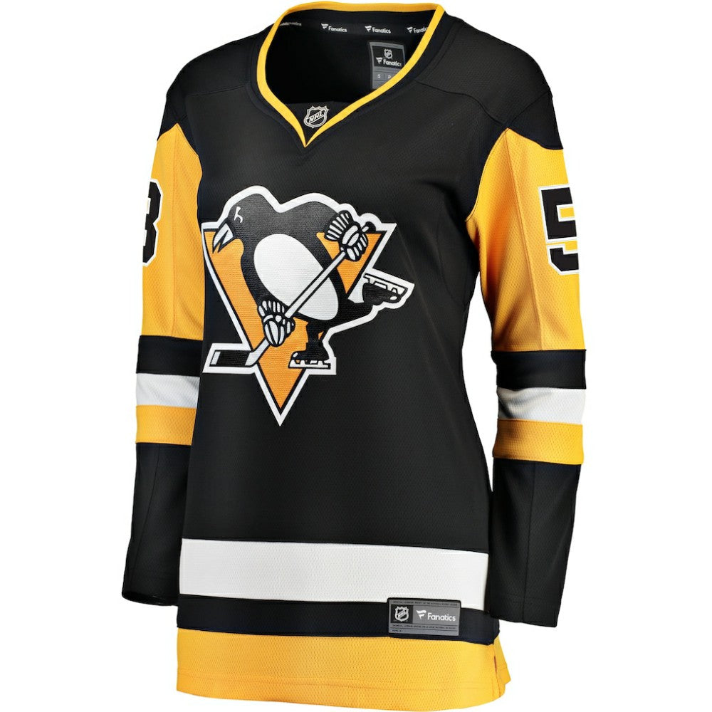 Kris Letang Pittsburgh Penguins Fanatics Women's Home Breakaway Jersey - Black | NHL Jerseys