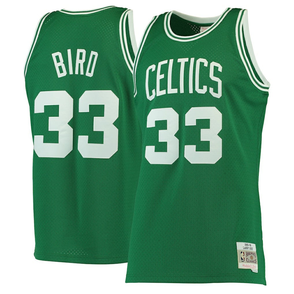 Mitchell & Ness - Larry Bird Boston Celtics Hardwood Classics Swingman Jersey - Kelly Green