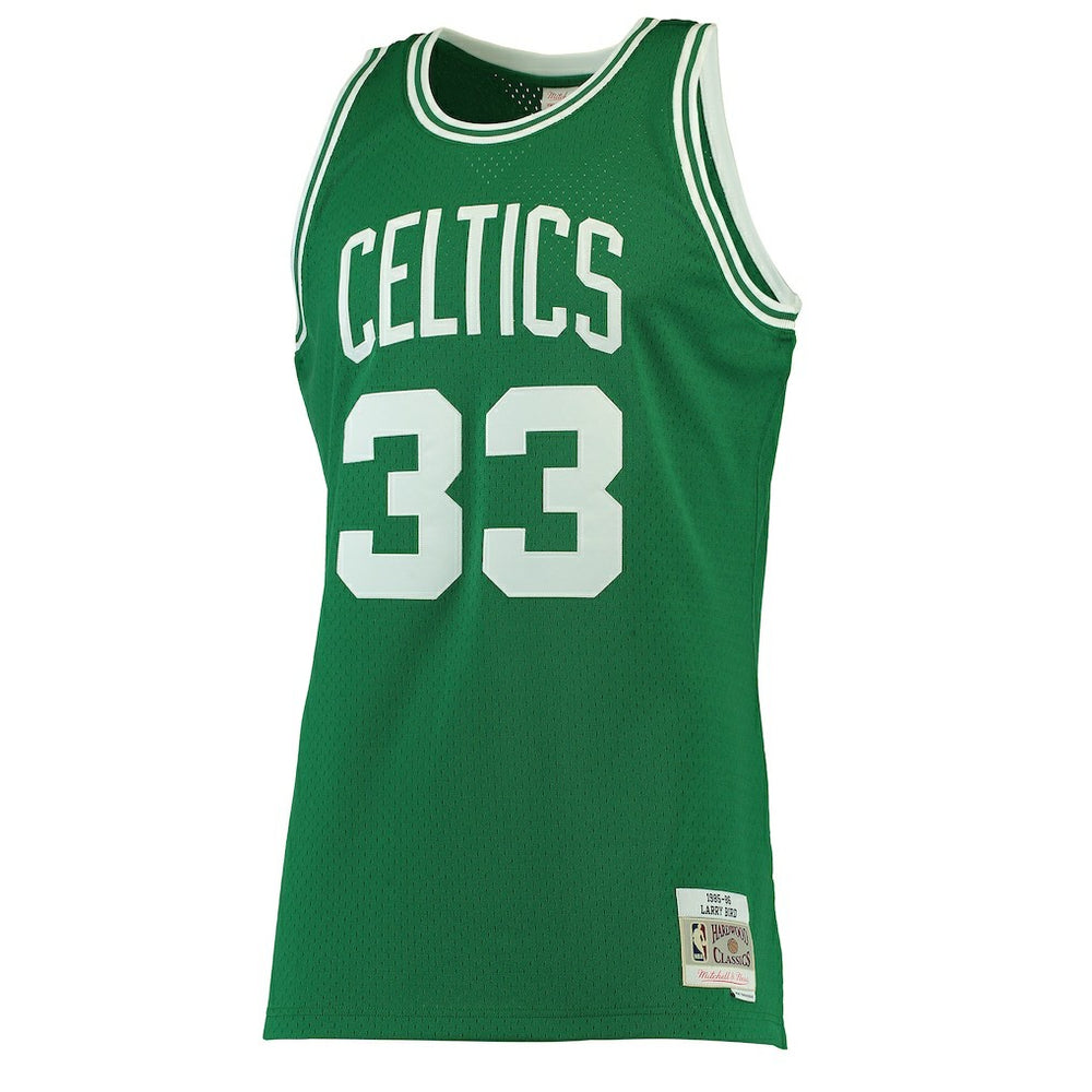 Mitchell & Ness - Larry Bird Boston Celtics Hardwood Classics Swingman Jersey - Kelly Green