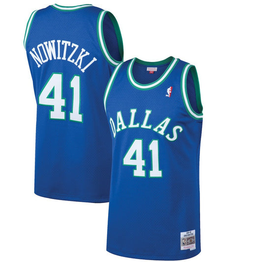 Dirk Nowitzki Dallas Mavericks 1998/99 Hardwood Classics Swingman Jersey sale - Blue | NBA Jerseys