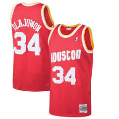 Mitchell & Ness - Hakeem Olajuwon Houston Rockets 1993/94 Hardwood Classics Swingman Jersey - Red