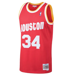 Mitchell & Ness - Hakeem Olajuwon Houston Rockets 1993/94 Hardwood Classics Swingman Jersey - Red