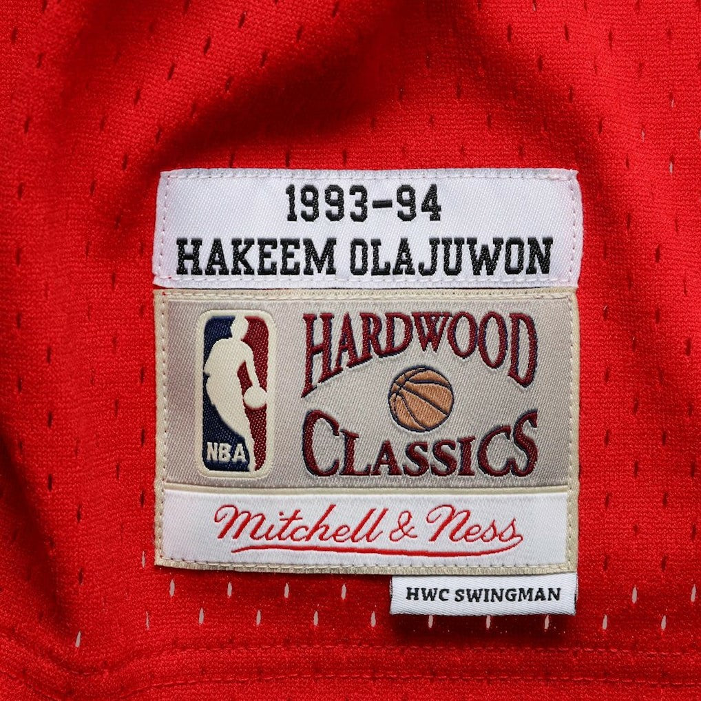 Mitchell & Ness - Hakeem Olajuwon Houston Rockets 1993/94 Hardwood Classics Swingman Jersey - Red