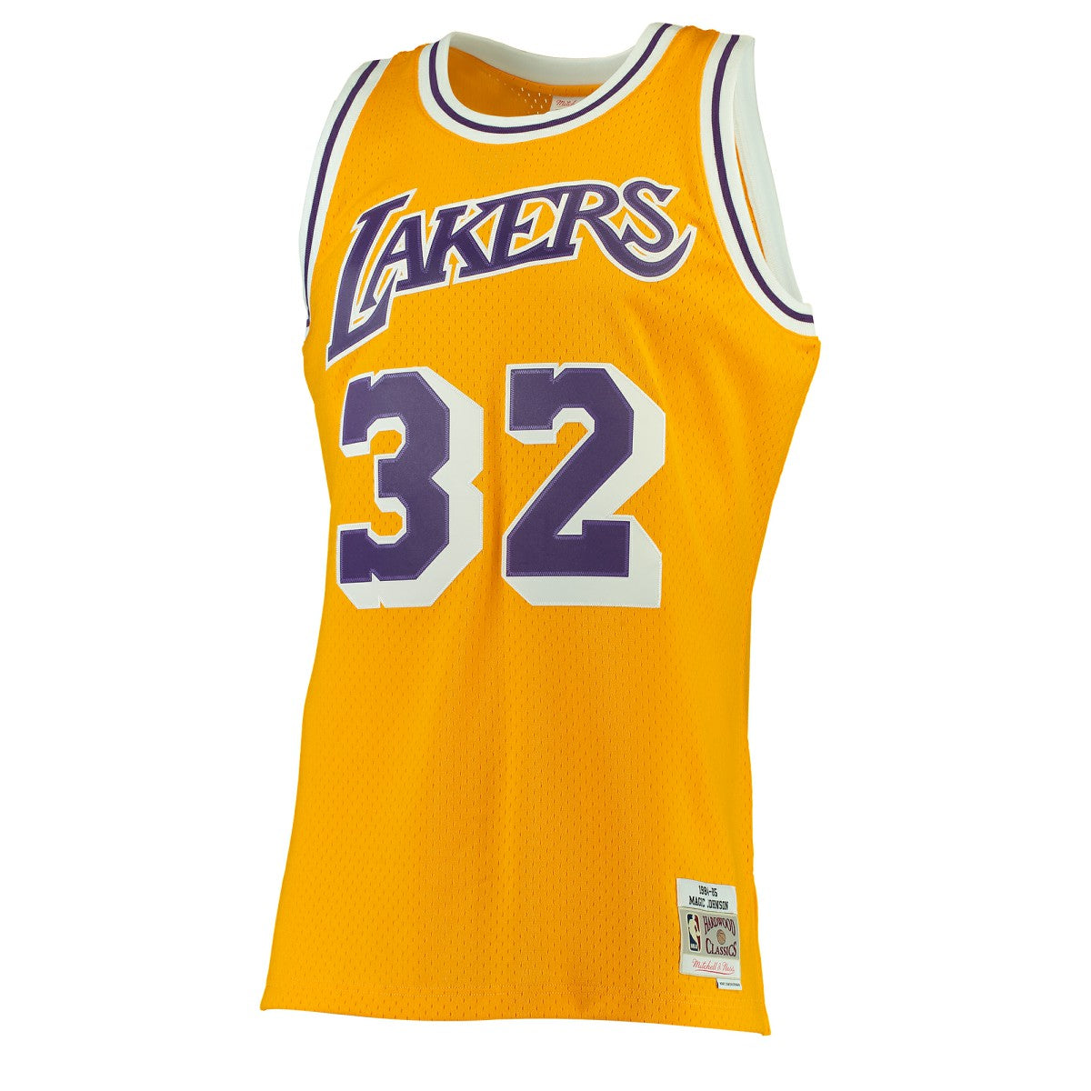 Mitchell & Ness - Magic Johnson Los Angeles Lakers 1984/85 Hardwood Classics Swingman Jersey - Gold