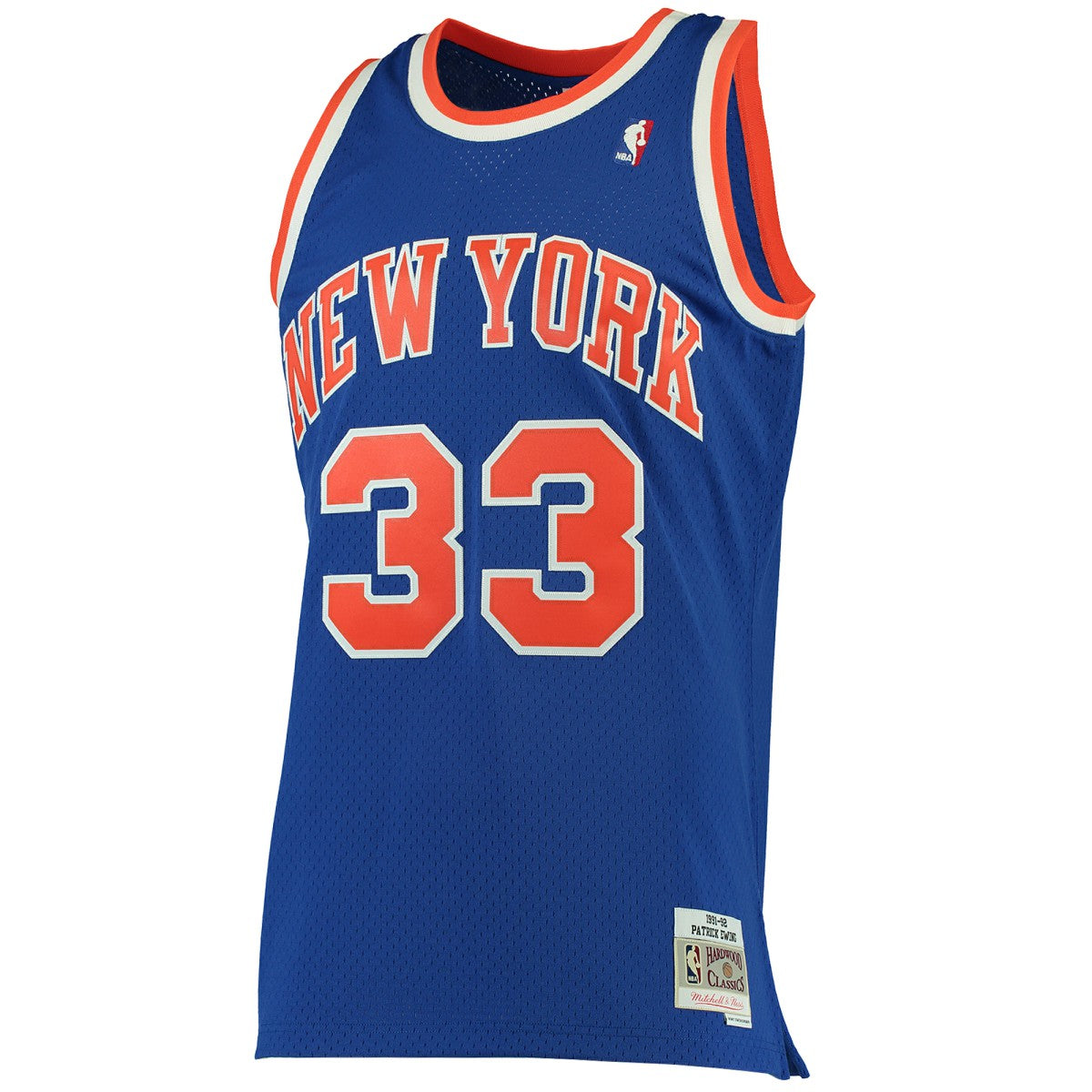 Mitchell & Ness - Patrick Ewing New York Knicks 1991/92 Hardwood Classics Swingman Jersey - Blue