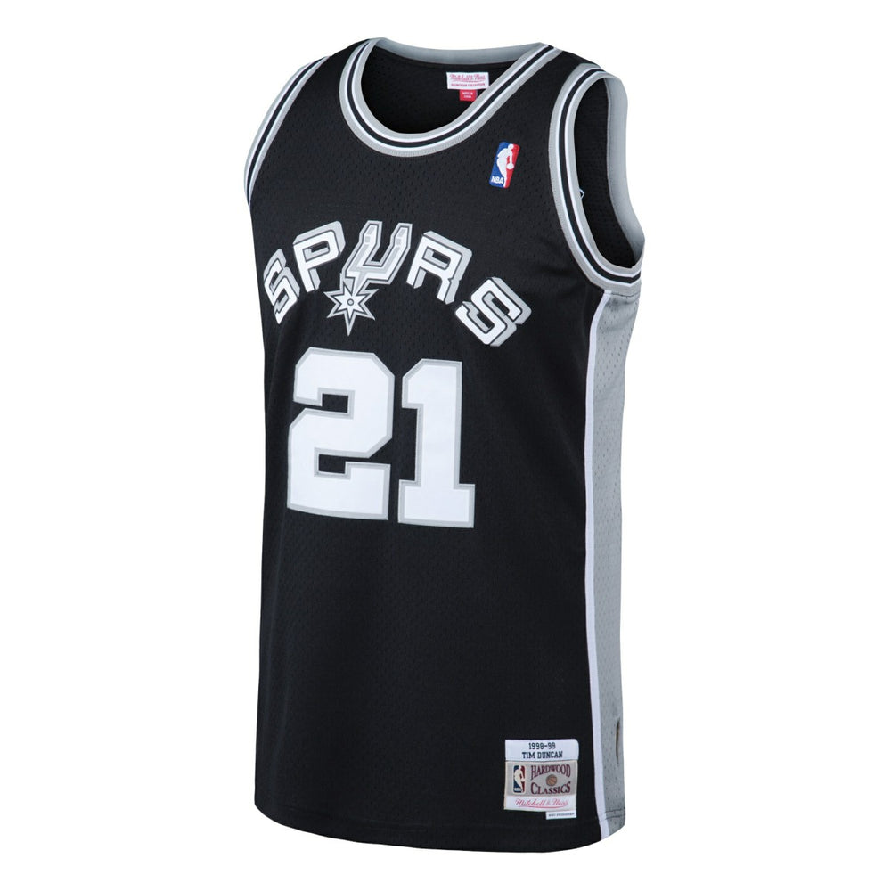 Mitchell & Ness - Tim Duncan San Antonio Spurs 1998/99 Hardwood Classics Swingman Jersey - Black