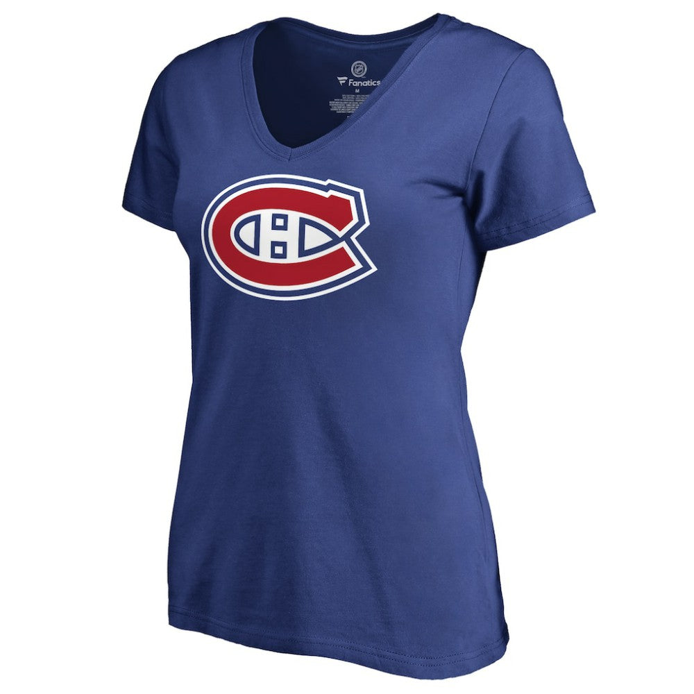 Montreal Canadiens - Women's Primary Logo T-Shirt Royal