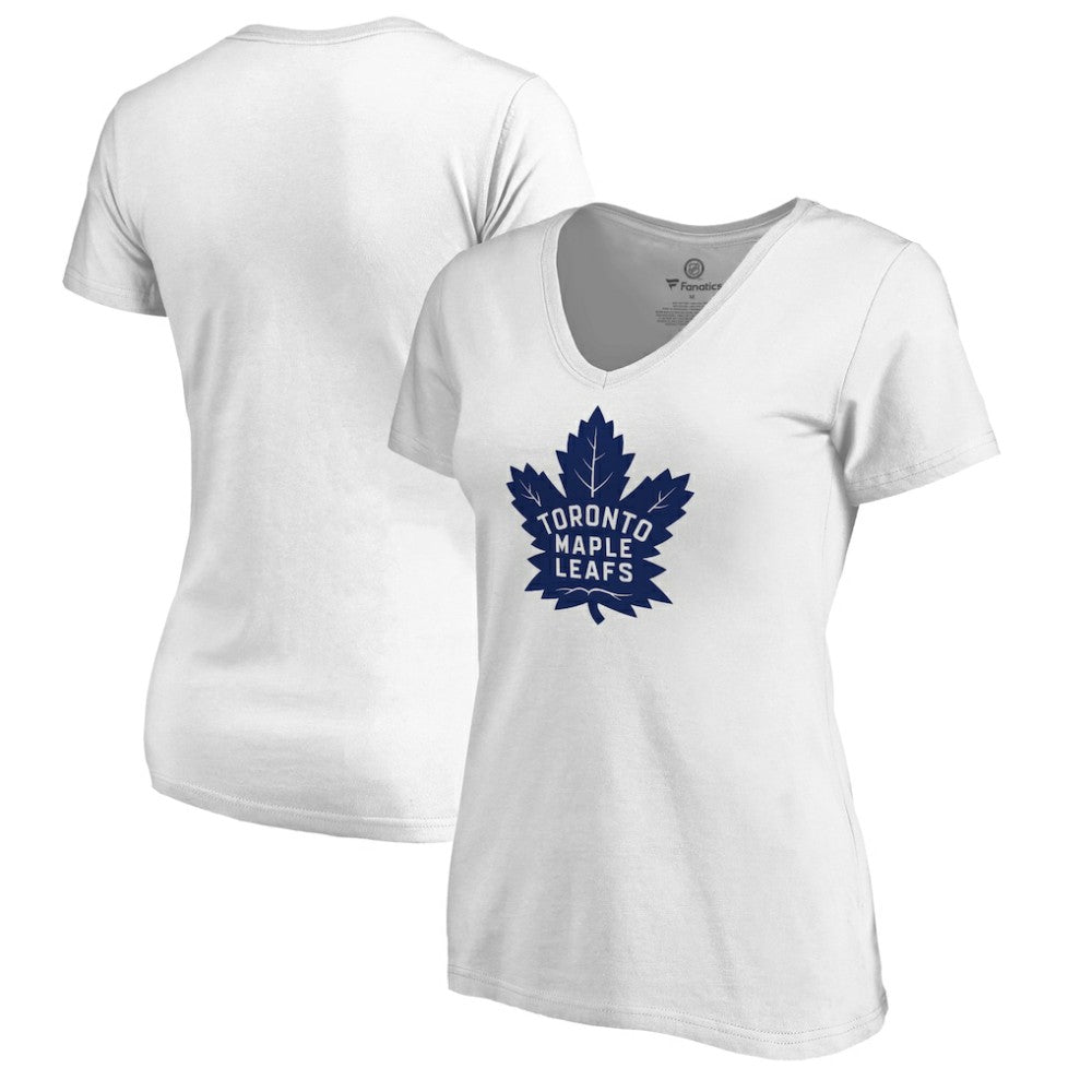 Toronto Maple Leafs - Women's Primary Logo T-Shirt White