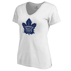 Toronto Maple Leafs - Women's Primary Logo T-Shirt White
