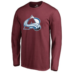Colorado Avalanche - Primary Logo 2 Long Sleeve T-Shirt Maroon