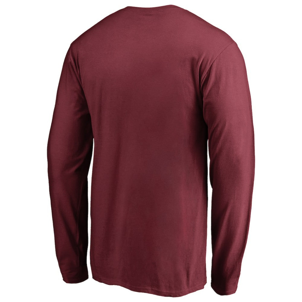Colorado Avalanche - Primary Logo 2 Long Sleeve T-Shirt Maroon