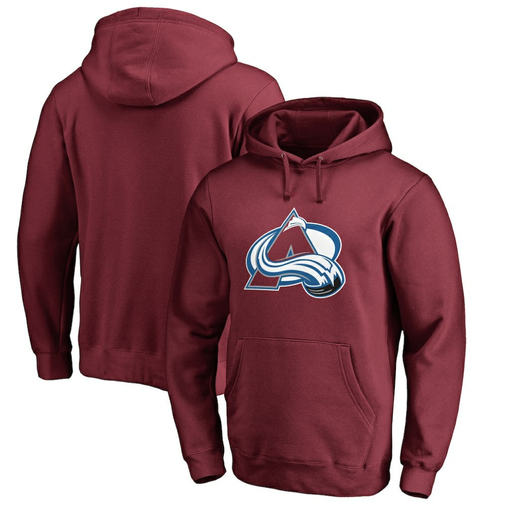 Colorado Avalanche - Primary Logo Pullover Hoodie II Burgundy