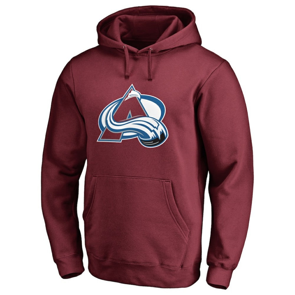 Colorado Avalanche - Primary Logo Pullover Hoodie II Burgundy