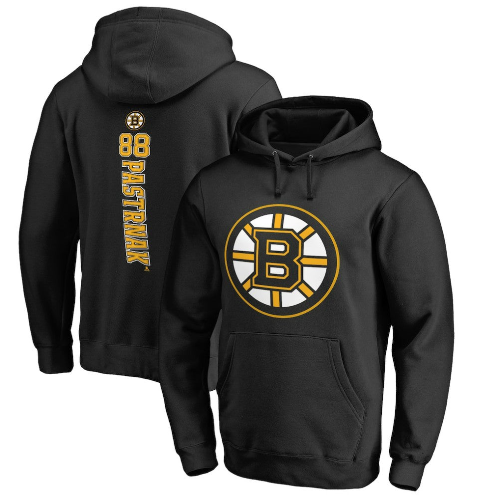 David Pastrnak Boston Bruins Backer Pullover Hoodie Black