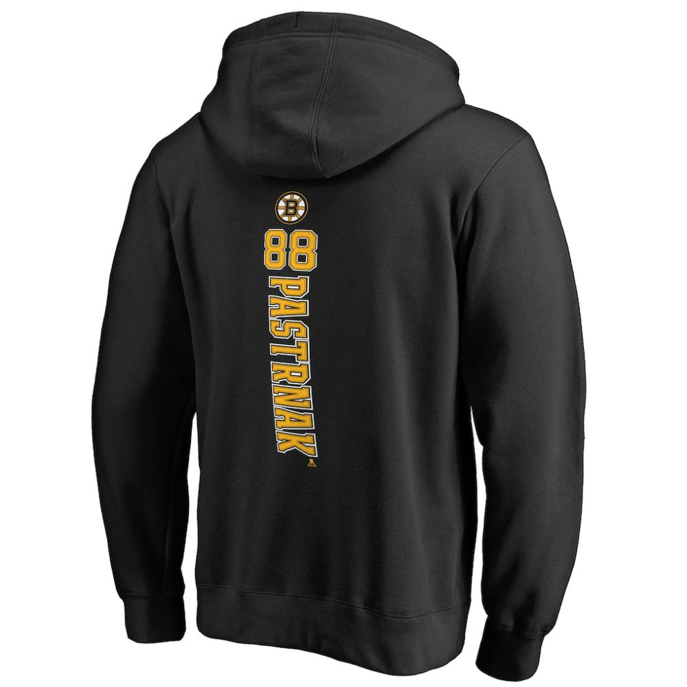 David Pastrnak Boston Bruins Backer Pullover Hoodie Black