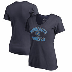 NBA - Minnesota Timberwolves Women's Overtime V-Neck T-Shirt - Navy