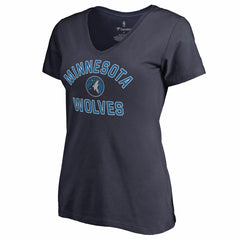 NBA - Minnesota Timberwolves Women's Overtime V-Neck T-Shirt - Navy
