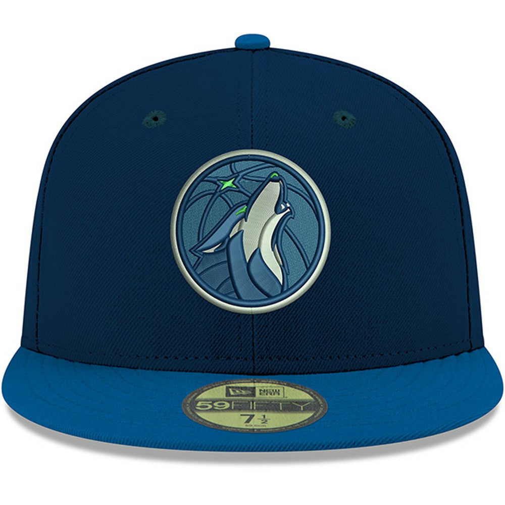 New Era - Minnesota Timberwolves Team Color 2Tone 59FIFTY Fitted Hat - Navy